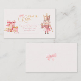 Jul Babyshower Nötknäppare Blöja Lotteri Tilläggskort