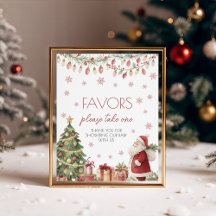 Jul Babyshower Presentkort Tavla