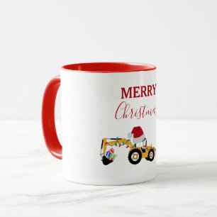 Jul Backhoe Construction Lastbil Mugg