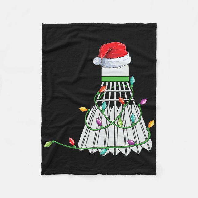 Jul Badminton Gift Santa Hat Wrapped in Holi Fleecefilt (Framsidan)