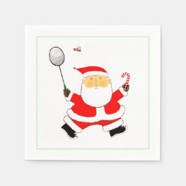 Jul Badminton Party Pappersservett