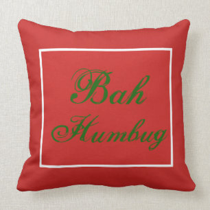Jul Bah Humbug Dekorativ kudde
