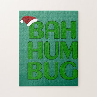 Jul Bah Humbug Shirt Art-Julafton Humbug Santa Pussel
