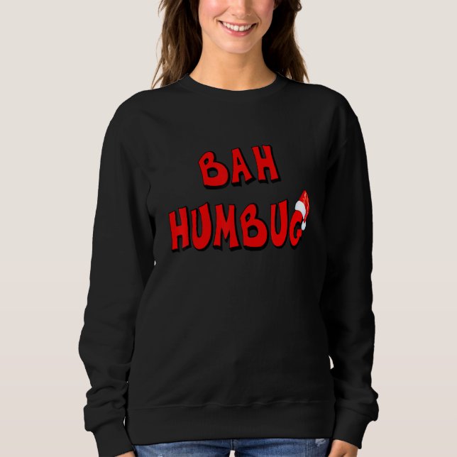jul Bah Humbug T Shirt (Framsida)