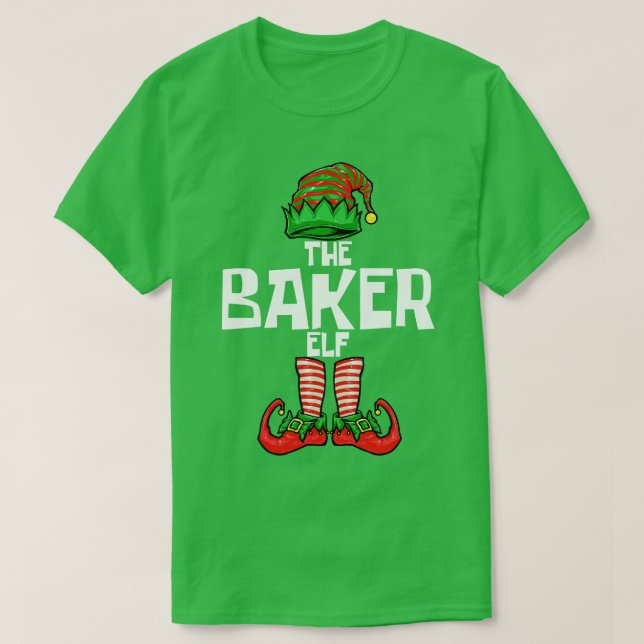 Jul Baker Elf T Shirt (Design framsida)