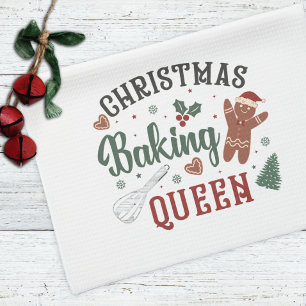 Jul Baking Queen Helgdag jul Kökshandduk