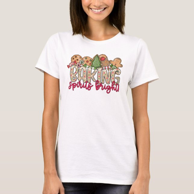 Jul Baking Spirits Bright T-shirt (Framsida)