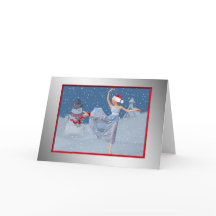 Jul balett, snöplatskort
