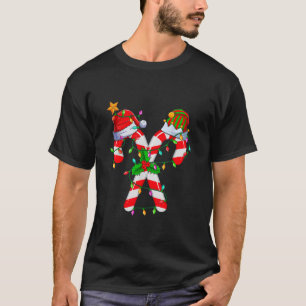 Jul-barnen B i julhuset i Candy cane T Shirt