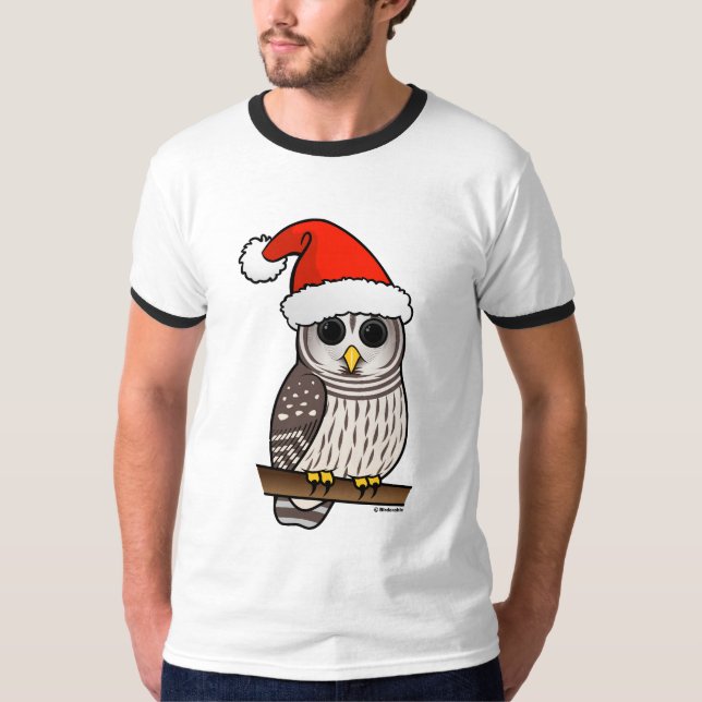 Jul Barred Uggla Santa Tee (Framsida)