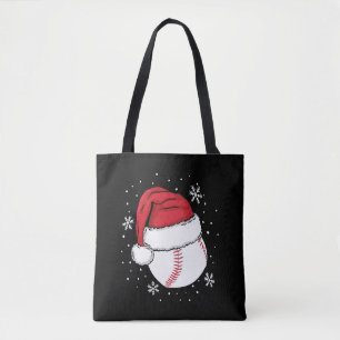 Jul Baseball Julafton Santa Sports Älskare Gift Tygkasse