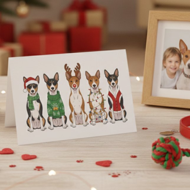 Jul Basenjis  Kort (Skapare uppladdad)