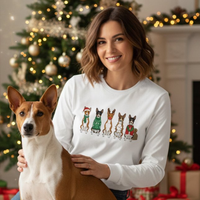 Jul Basenjis T Shirt (Skapare uppladdad)