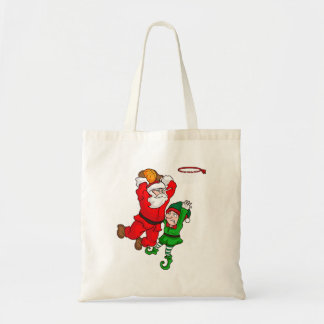 Jul Basketball Jultomten Slam dunk Elf-Roligten Tygkasse