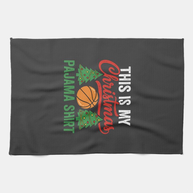 Jul Basketboll Pyjamas-shirt Kökshandduk (Horisontell)