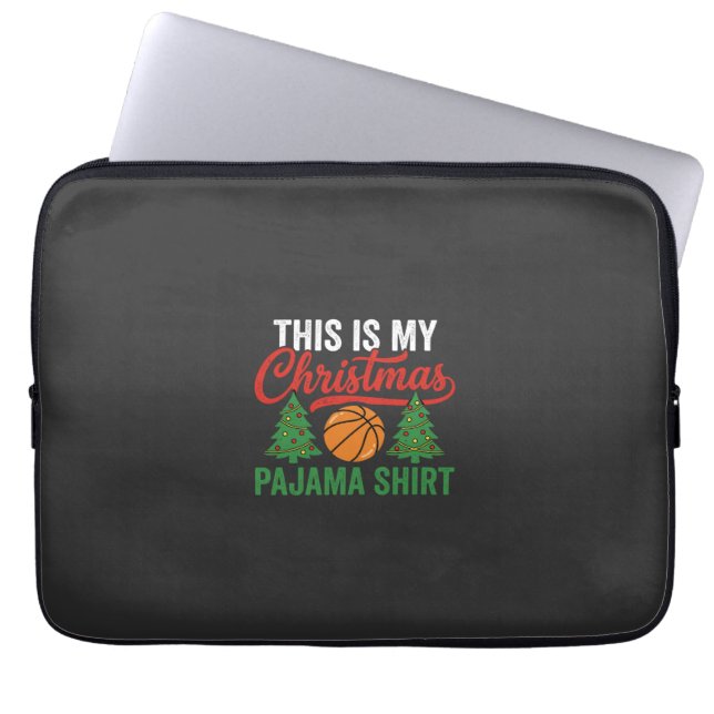 Jul Basketboll Pyjamasjkorta Laptop Fodral (Framsidan)