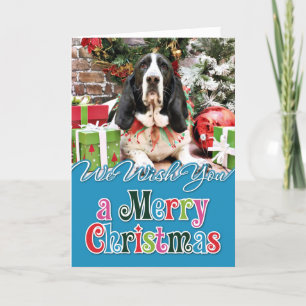 Jul - Basset Hound - Jasmine Helgkort