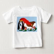 Jul Basset Hound Tomte
