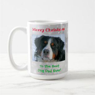 Jul, bästa Hund Pappa någonsin Pet Photo Kaffemugg