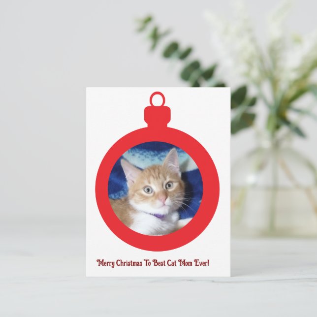 Jul, Bästa kattmamma någonsin ,  Helg Vykort (Stående Fram)