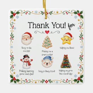 Jul Bästa Lärare Ornament
