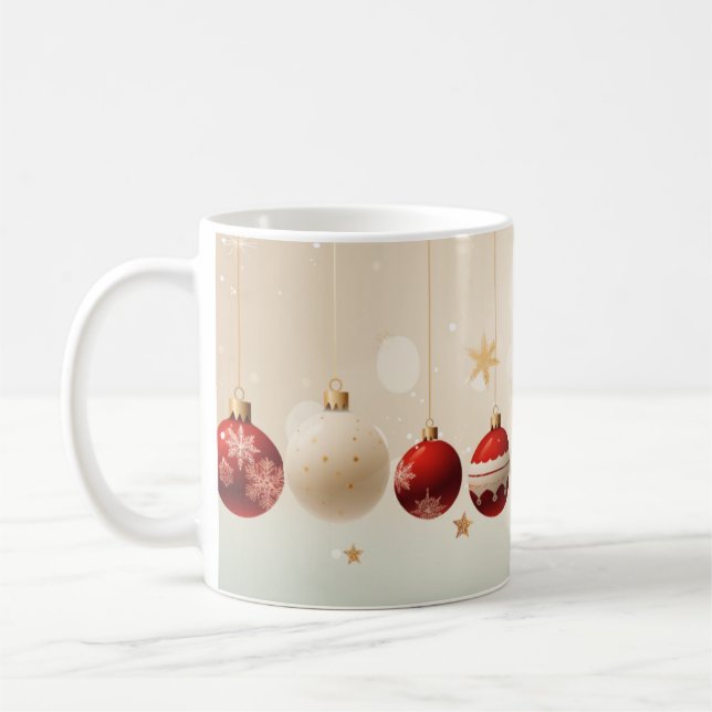Jul Bauble Festive Kaffemugg (Vänster)