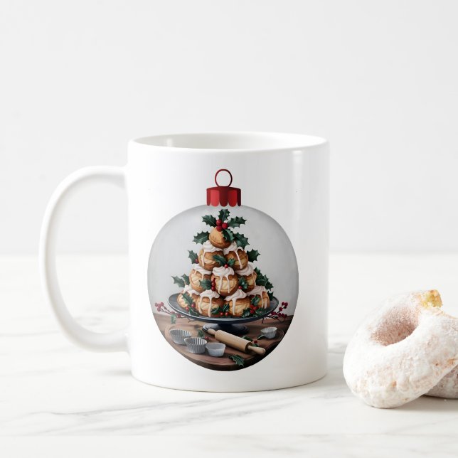 Jul Bauble Profiteroles Baker Kaffemugg (Med munk)