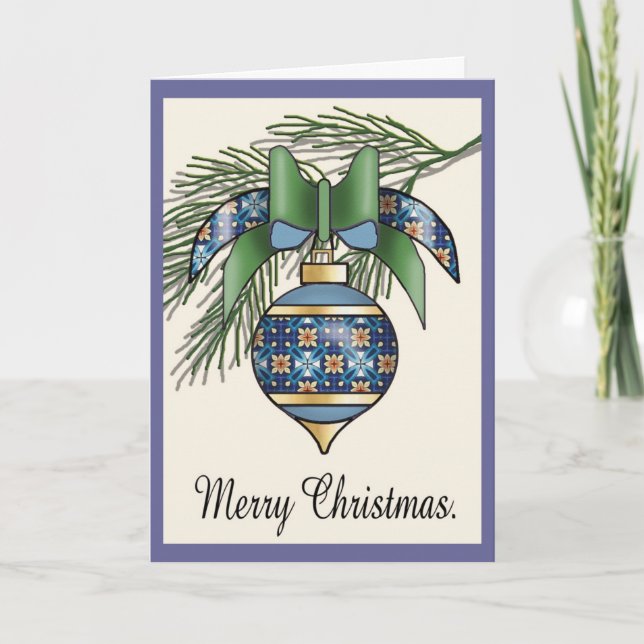 Jul Baubles - 12 Helgkort (Framsida)