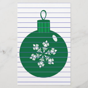 Jul Baubles Brevpapper