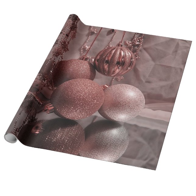Jul Baubles,elegant Presentpapper (Utrullad)