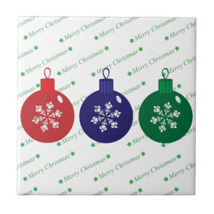 Jul Baubles Kakelplatta