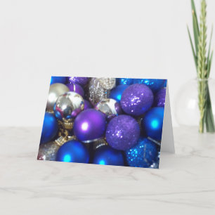 Jul Baubles-kort Helgkort