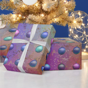Jul Baubles Lila Aqua Patterned Chic Presentpapper
