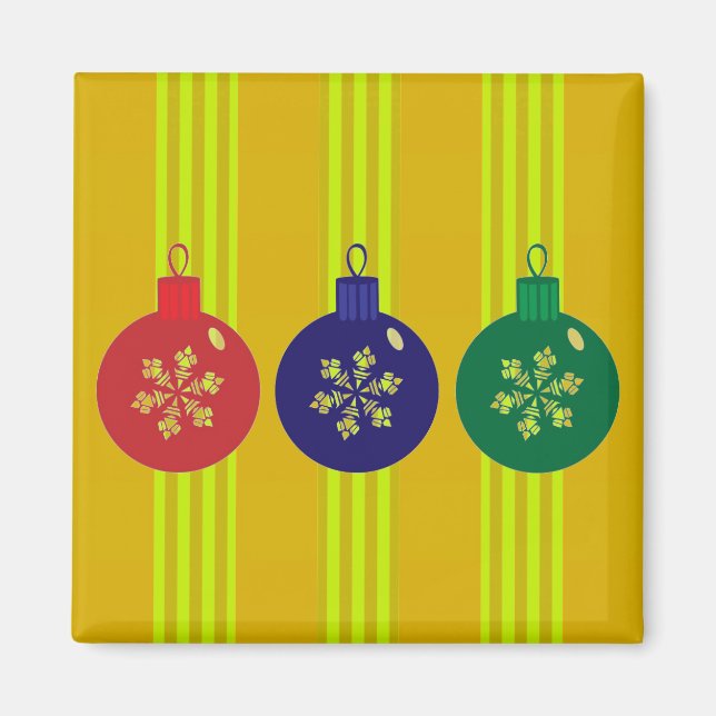 Jul Baubles Magnet (Framsidan)