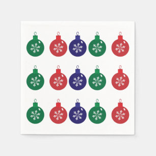 Jul Baubles Pappersservett