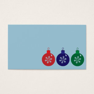 Jul Baubles Visitkort