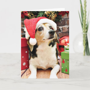 Jul - Beagle - borggård Helgkort