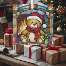 Jul - Bear Faux - glasaktigt glas Leksak