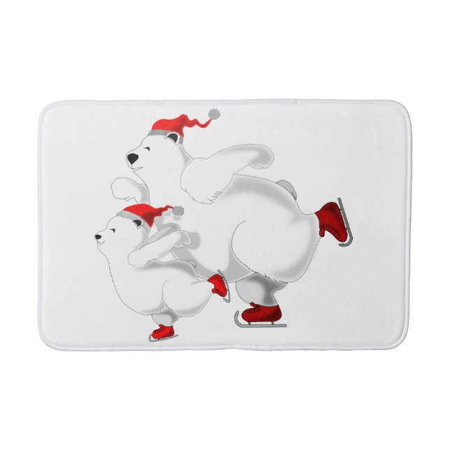Jul Bears Bath Mat - Anpassade Badrumsmatta (Framsidan)