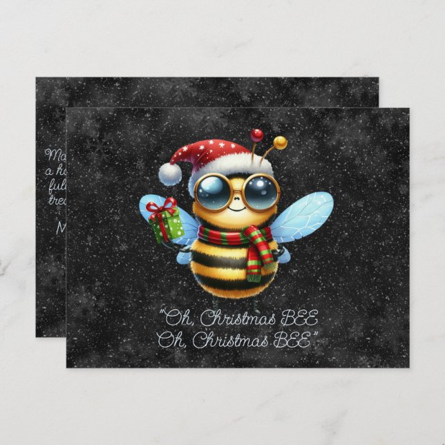 Jul BEE, Jul BEE Friendly BEE Vykort (Fram/baksida)