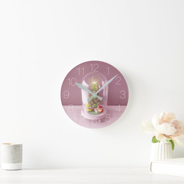 jul Bell Burk Rund Klocka (Hem)