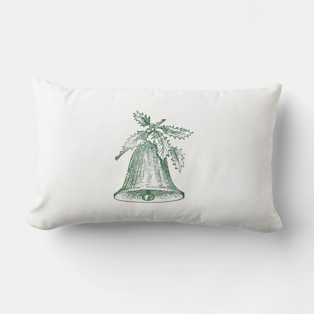 Jul Bell med Holly Lumbarkudde (Framsida)