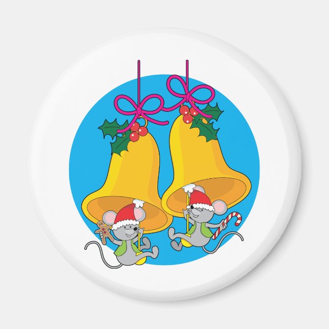 Jul Bell Mice Magnet (Framsidan)