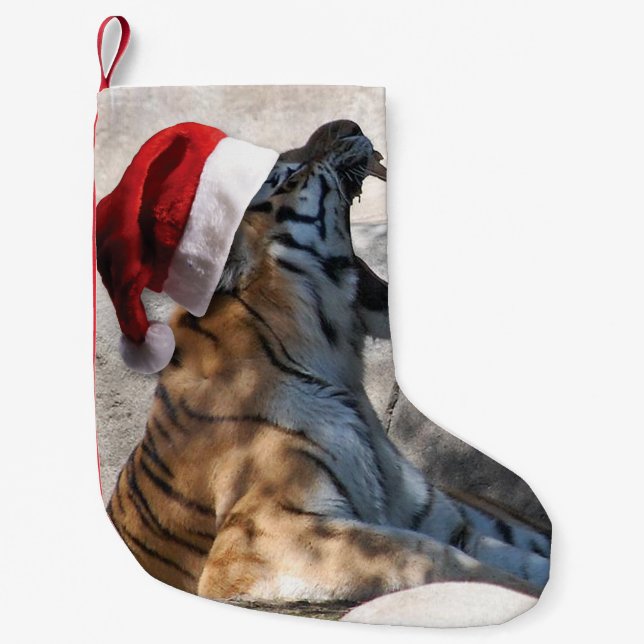 Jul Bengal Tiger Liten Julstrumpa (Framsidan)