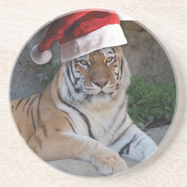 Jul Bengal Tiger Underlägg Sandsten (Framsidan)