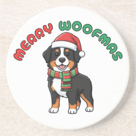 Jul Bernese Hund Underlägg: Merry Woofmas Underlägg