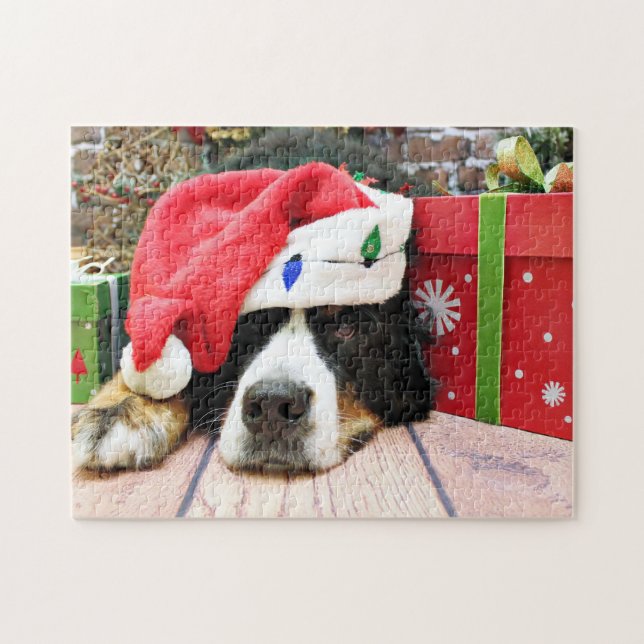 Jul - Bernese Mountain Hund - Mya Pussel (Horisontell)