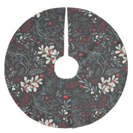 Jul Berries Julgransmatta Borstad Polyester