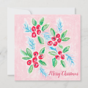 Jul Berries-julkort Julkort