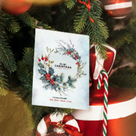 Jul Berries Wandeans God jul Typograf Inbjudningar